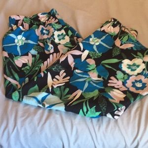 Loft Floral Maxi Skirt